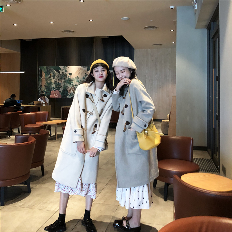 双子コーデ  羊毛のコート