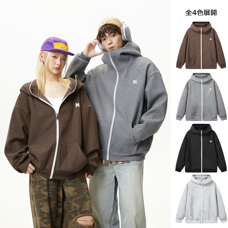 ペアルック 秋冬新作 男女兼用 ゆったりトレーナー 全4色