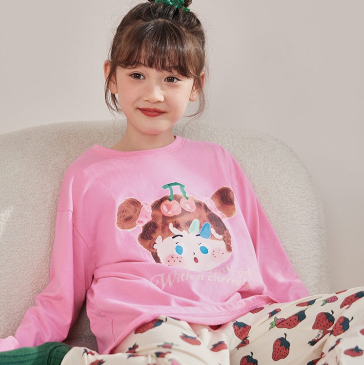 子どもパジャマ いちご すやすやパジャマ