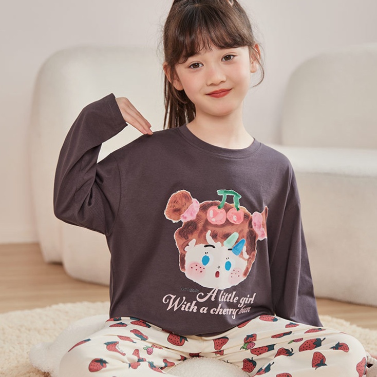 子どもパジャマ いちご すやすやパジャマ