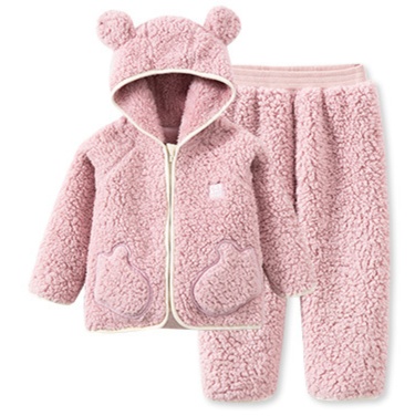 子どもパジャマ もこもこ くまさん おやすみルーム着
