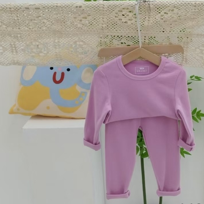 子どもパジャマ もこもこ素材のおうち着セット