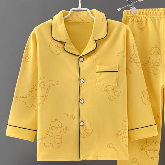 恐竜柄 ふんわり子どもパジャマ