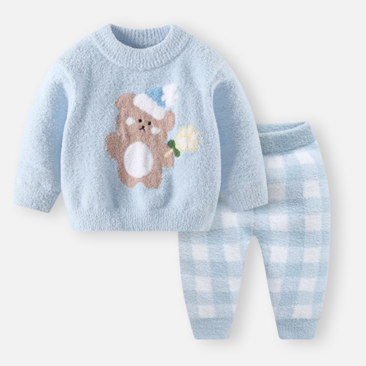 子どもパジャマ ふわもこクマさんおやすみパジャマ