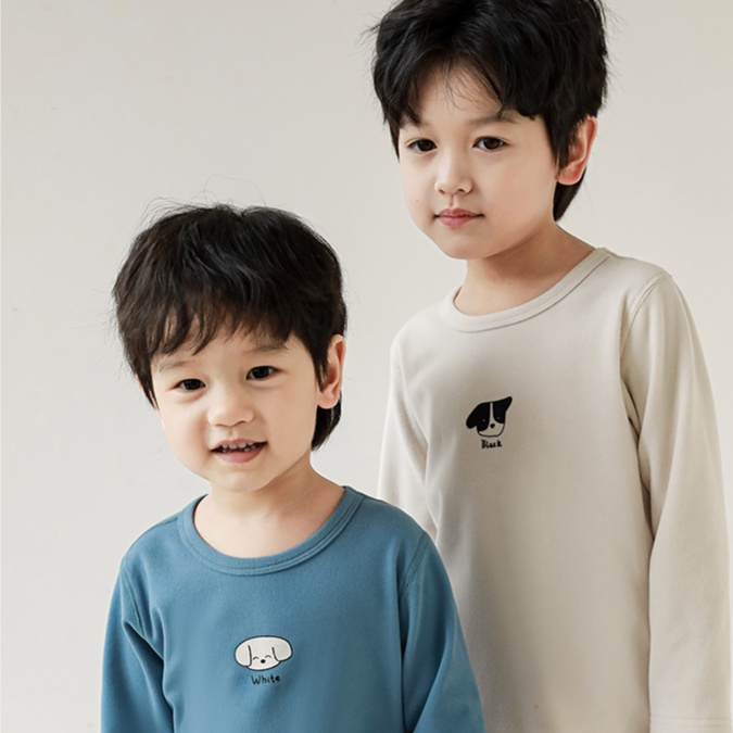子どもパジャマ わんちゃんモチーフ おやすみルームウェア