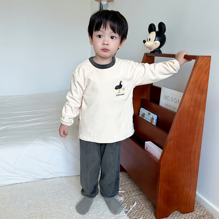 子どもパジャマ うさぎとくまの おやすみルームウェア