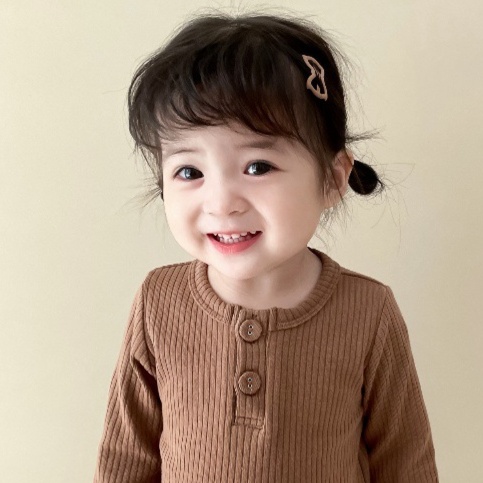 子どもパジャマ やわらか リブ編み ルームウェア セットアップ