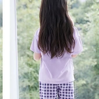子どもパジャマ にこにこくまさん半袖パジャマセット