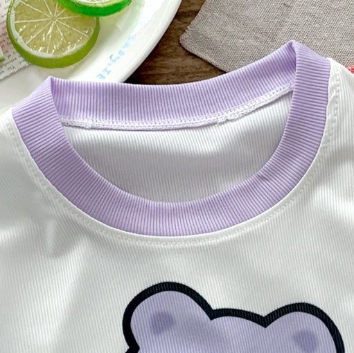 子どもパジャマ ふわもこくまさんルームウェア