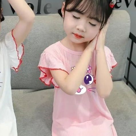 子どもパジャマ ねこちゃんワンピースパジャマ