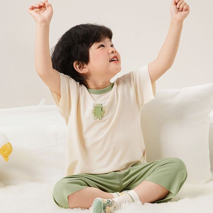 子どもパジャマ ゆかいな恐竜半袖パジャマセット
