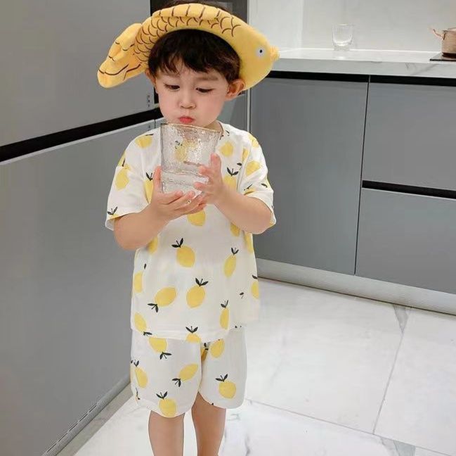 子どもパジャマ ポップ柄セットアップパジャマ