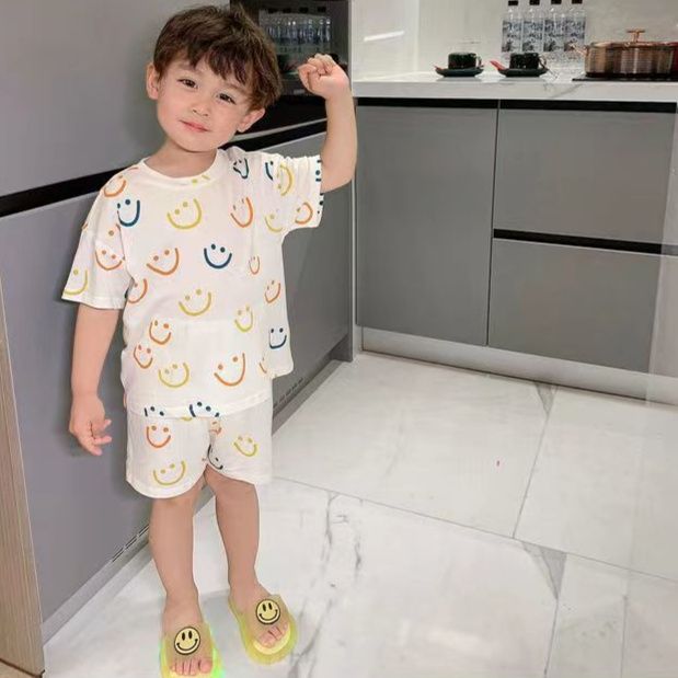 子どもパジャマ ポップ柄セットアップパジャマ