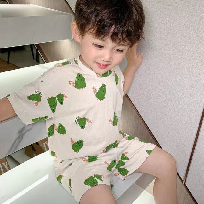子どもパジャマ ポップ柄セットアップパジャマ