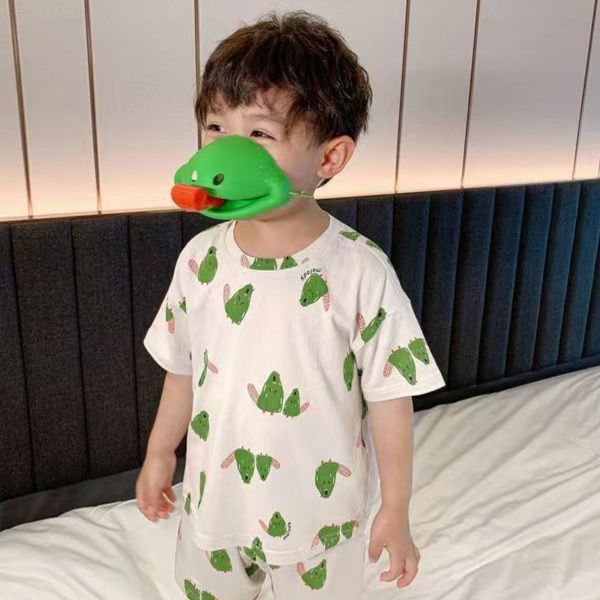 子どもパジャマ ポップ柄セットアップパジャマ