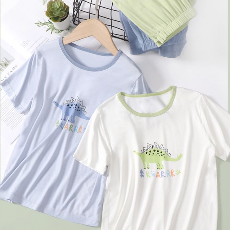 子どもパジャマ 恐竜ごおごお夏のパジャマセット