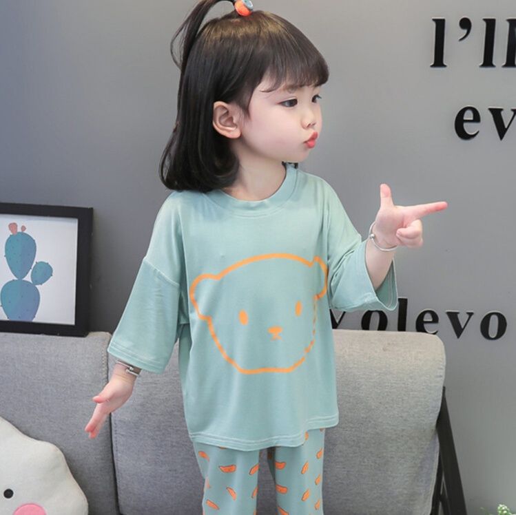 子どもパジャマ おやすみくまさんルームウェア
