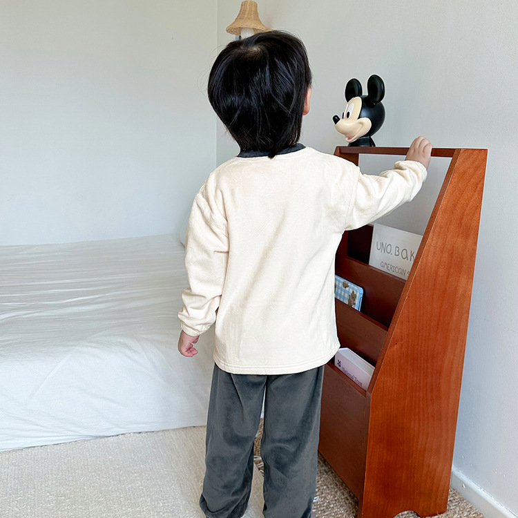 子どもパジャマ うさぎとくまの おやすみルームウェア