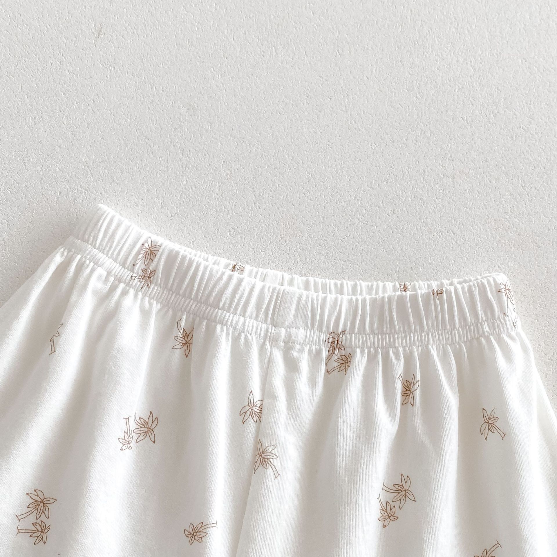 子どもパジャマ 小花刺繍セパレートパジャマ
