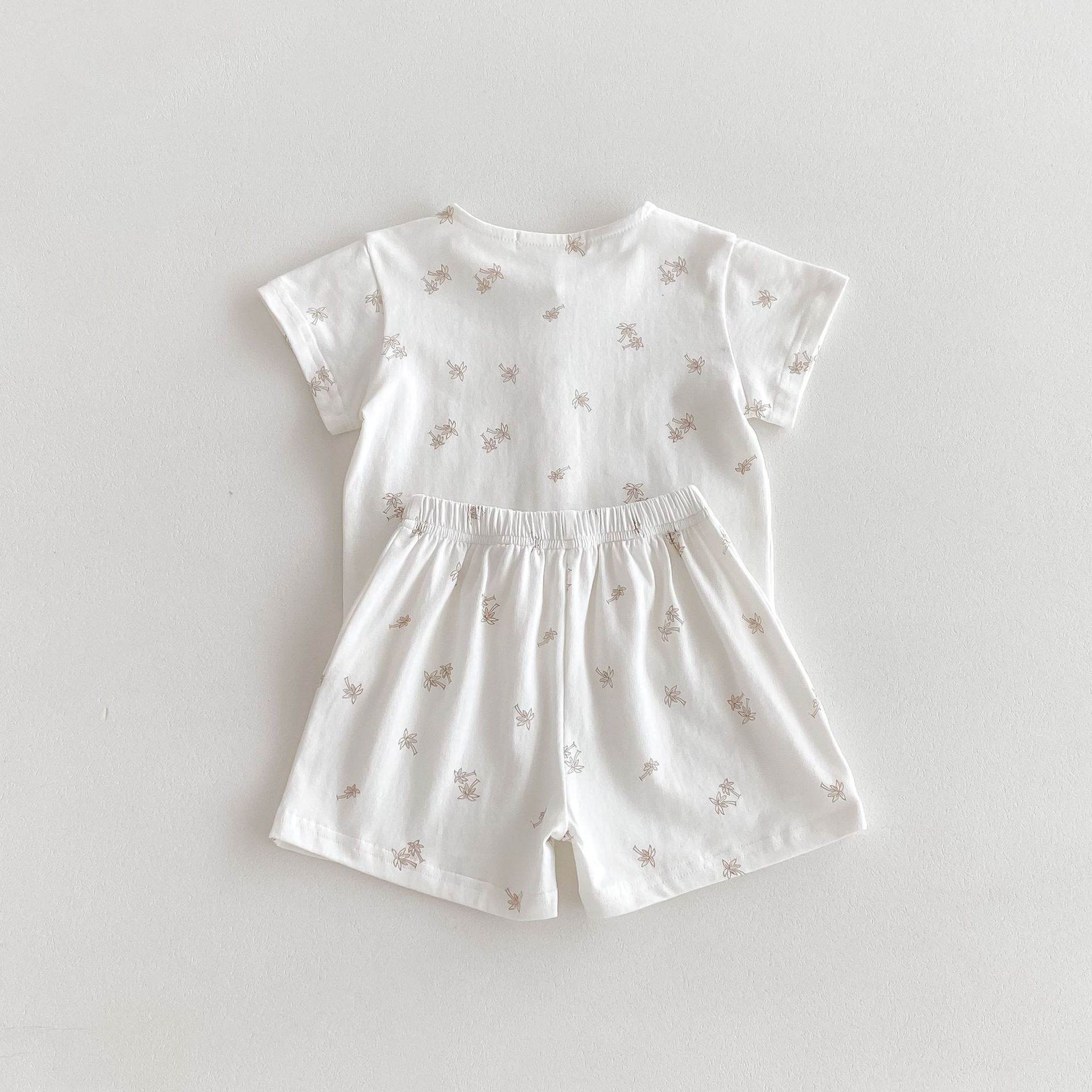 子どもパジャマ 小花刺繍セパレートパジャマ