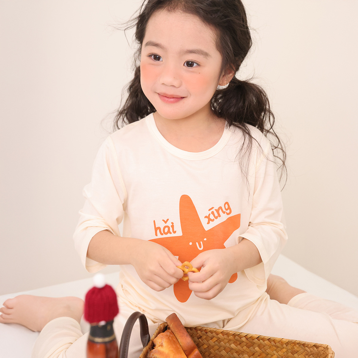 子どもパジャマ なめらか海星パジャマセット