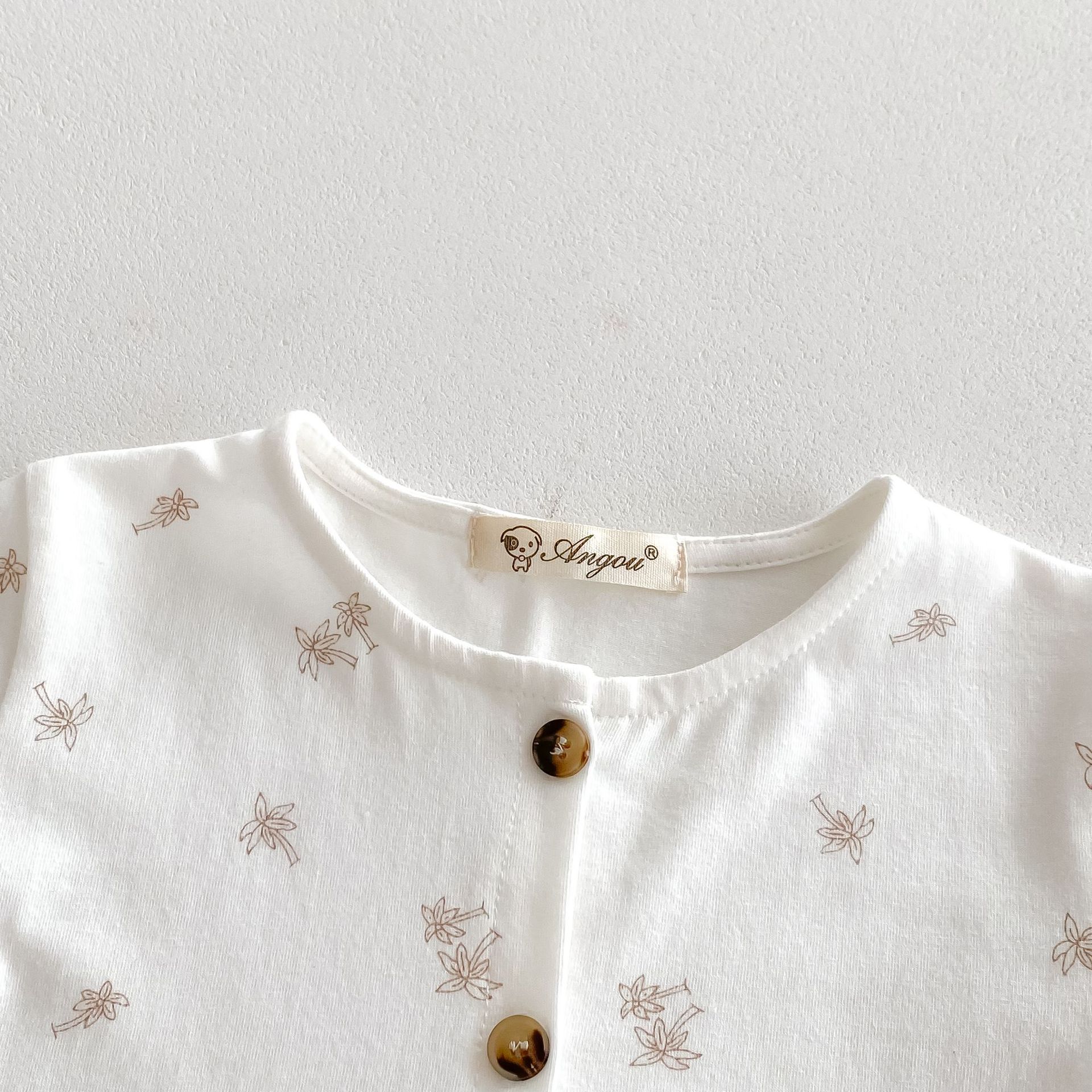 子どもパジャマ 小花刺繍セパレートパジャマ