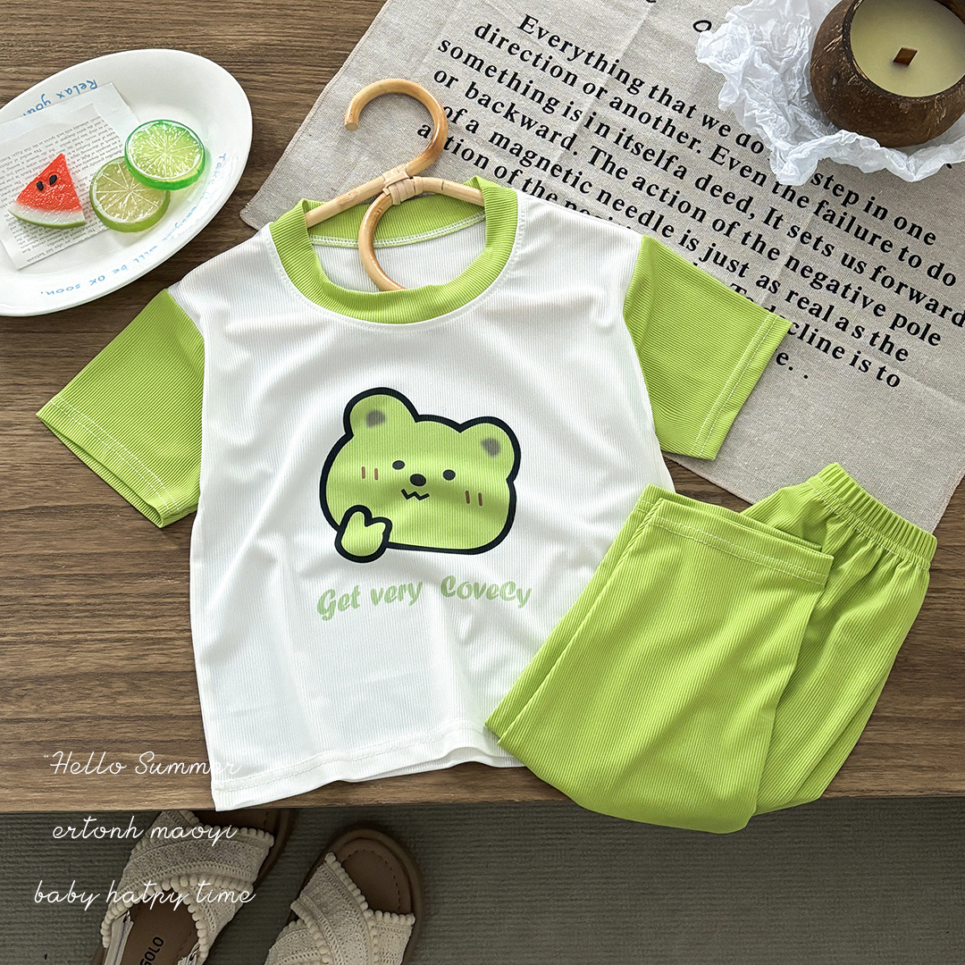 子どもパジャマ ふわもこくまさんルームウェア