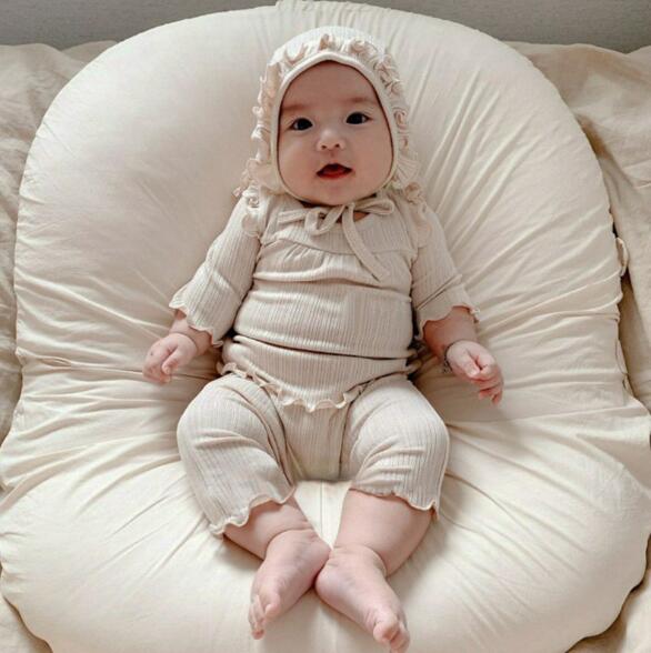 子どもパジャマ 夏用 フリル付き コットンパジャマ 赤ちゃん用ルームウェア