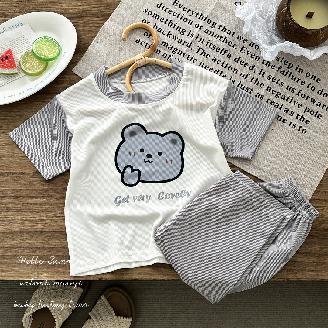 子どもパジャマ ふわもこくまさんルームウェア