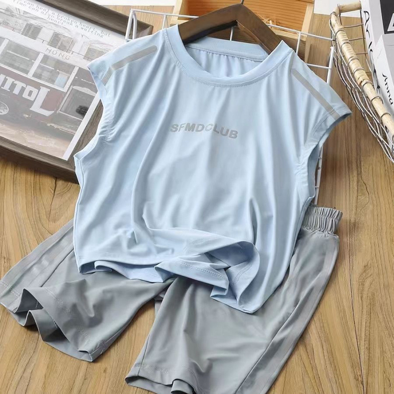 子どもパジャマ さらさら快適ノースリーブパジャマ