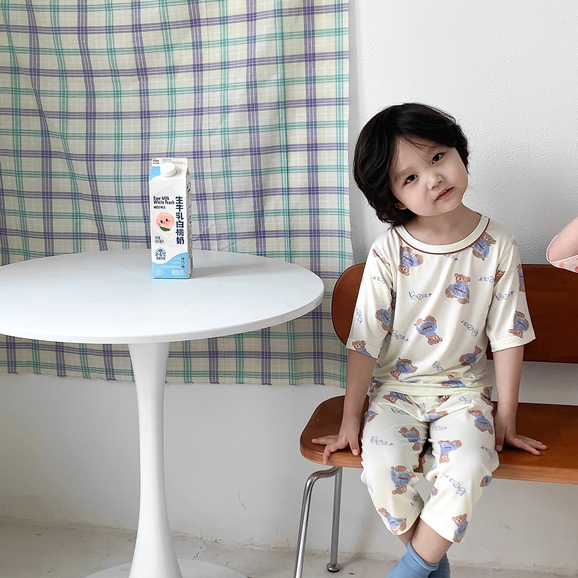 子どもパジャマ おやすみうさぎ 涼感パジャマセット
