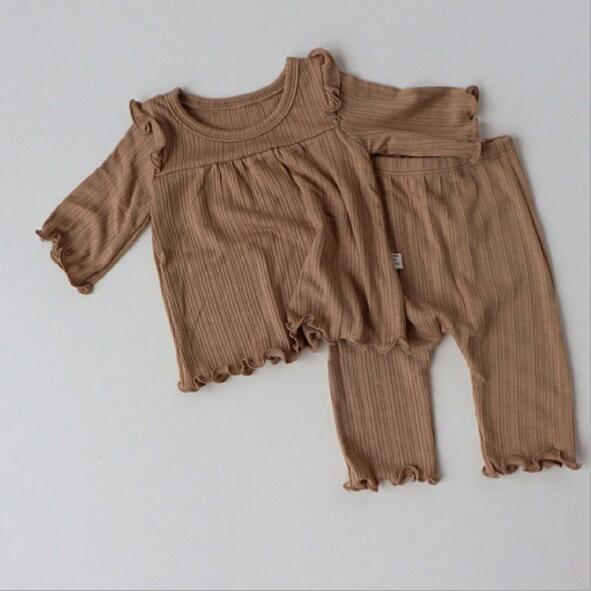 子どもパジャマ 夏用 フリル付き コットンパジャマ 赤ちゃん用ルームウェア