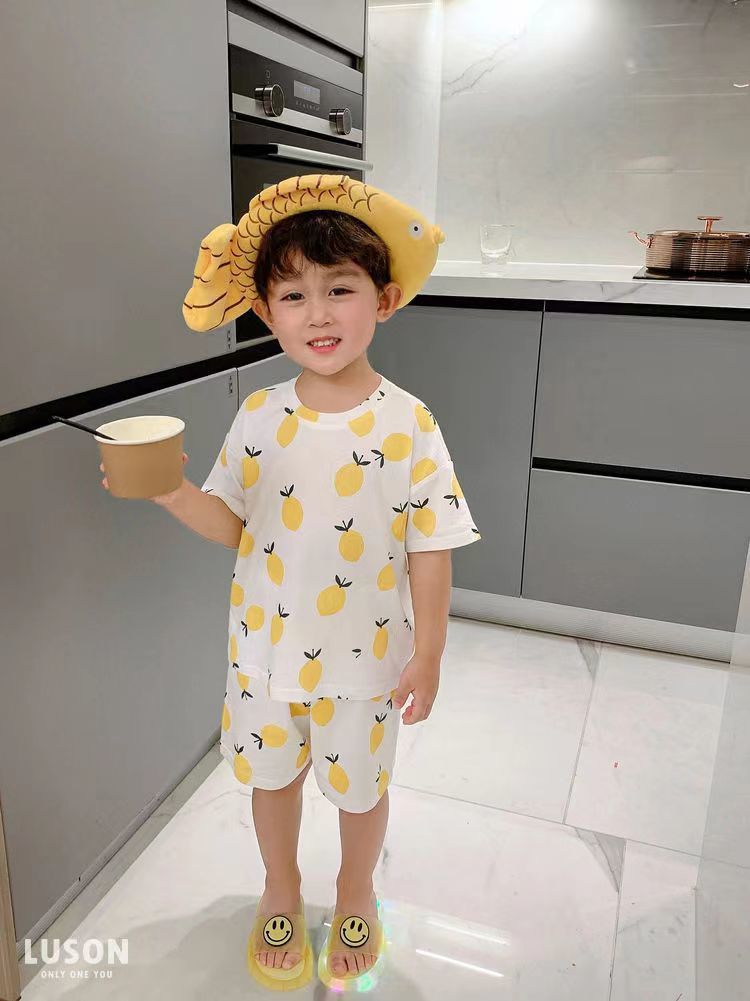子どもパジャマ ポップ柄セットアップパジャマ