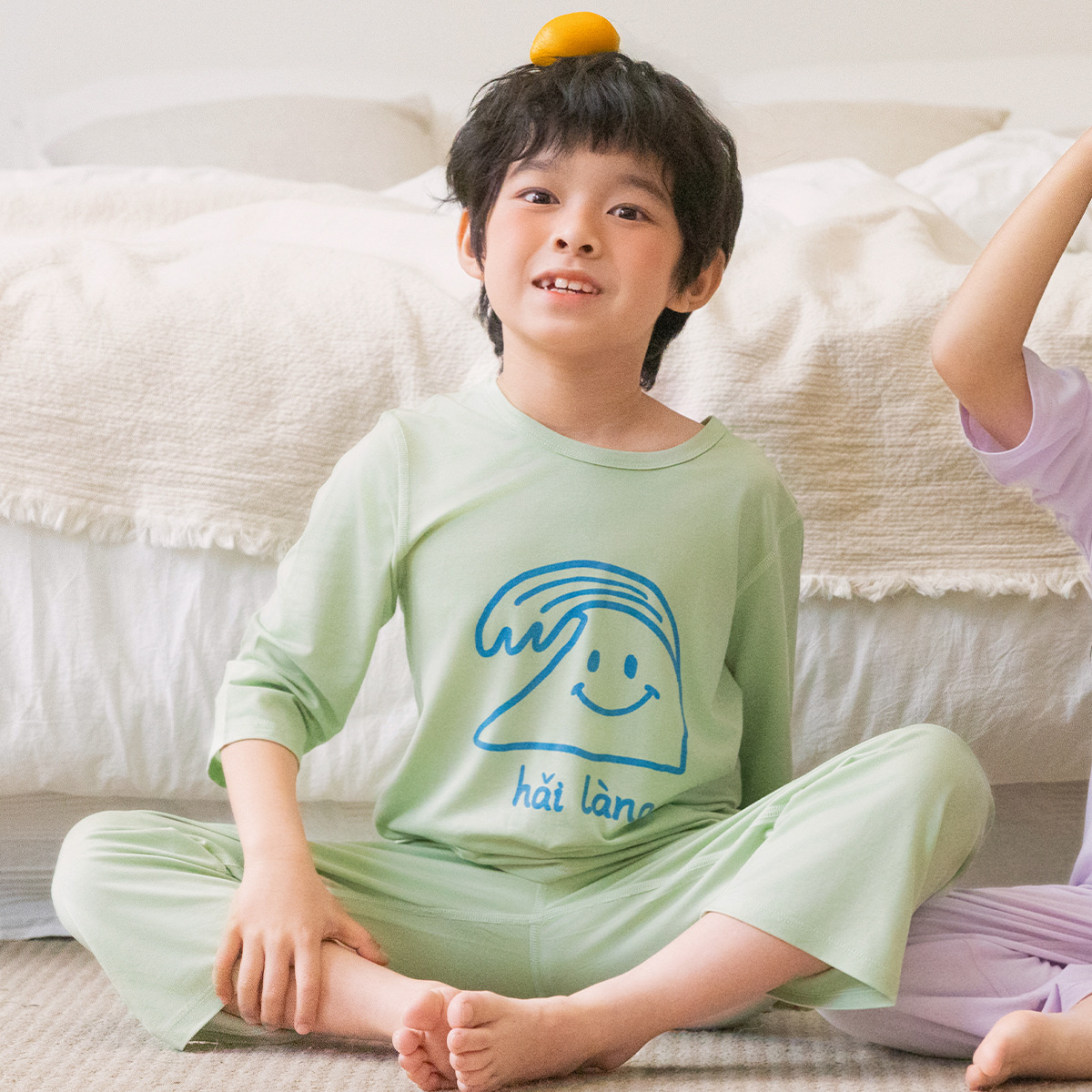 子どもパジャマ なめらか海星パジャマセット