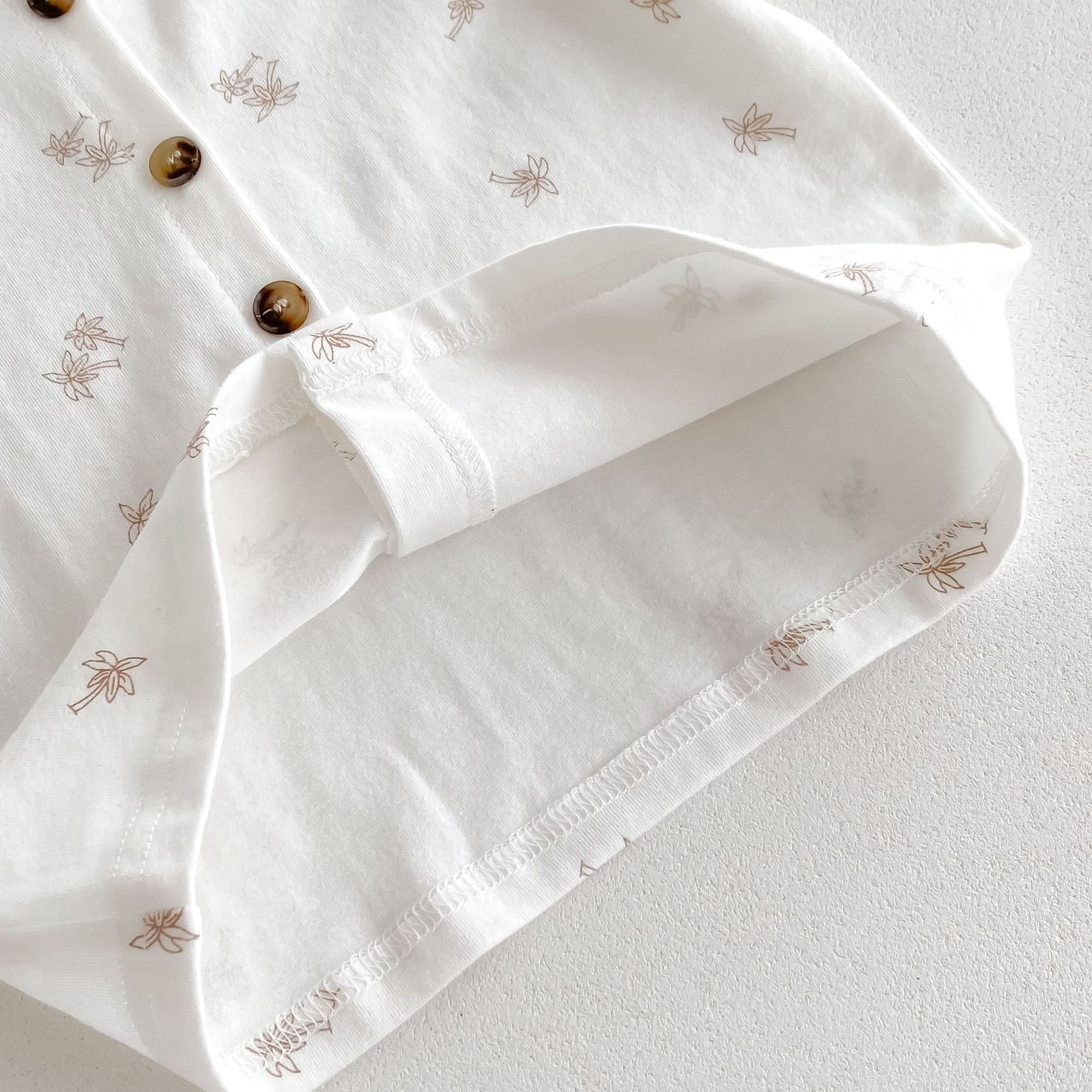 子どもパジャマ 小花刺繍セパレートパジャマ