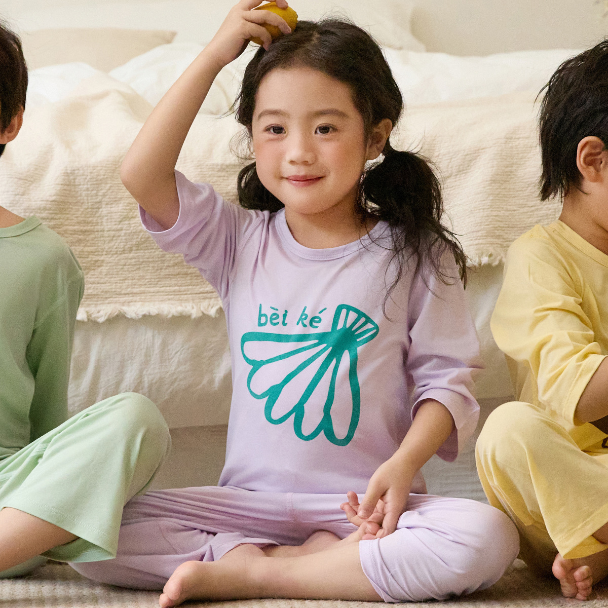 子どもパジャマ なめらか海星パジャマセット