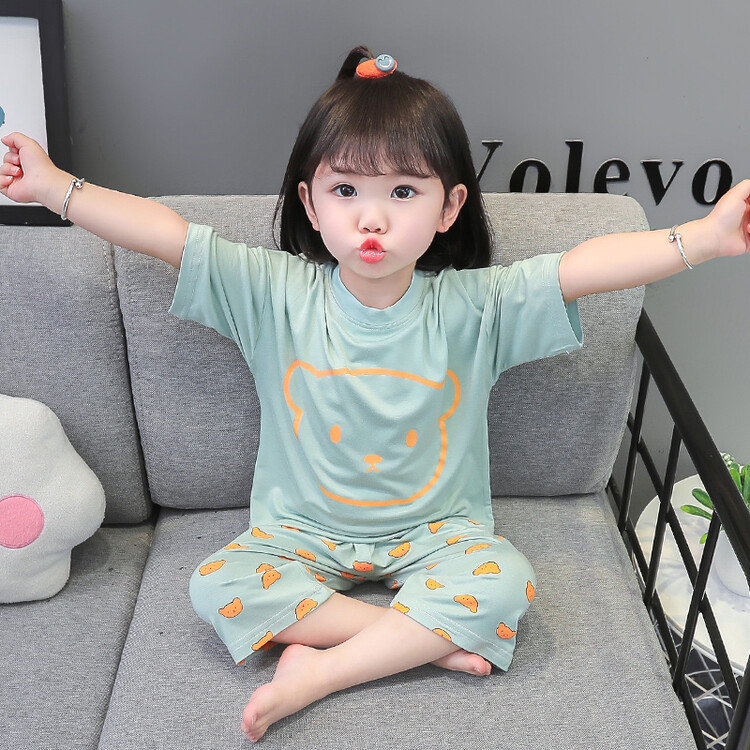 子どもパジャマ おやすみくまさんルームウェア
