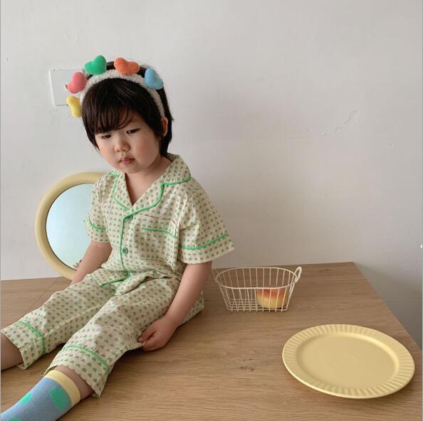 子どもパジャマ 夏用子ども可愛い柄半袖パジャマ上下セット5色展開