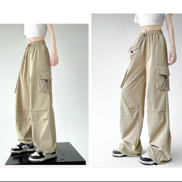 ゆったりシルエットカーゴワークパンツ