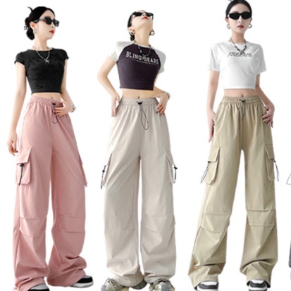 ゆったりシルエットカーゴワークパンツ
