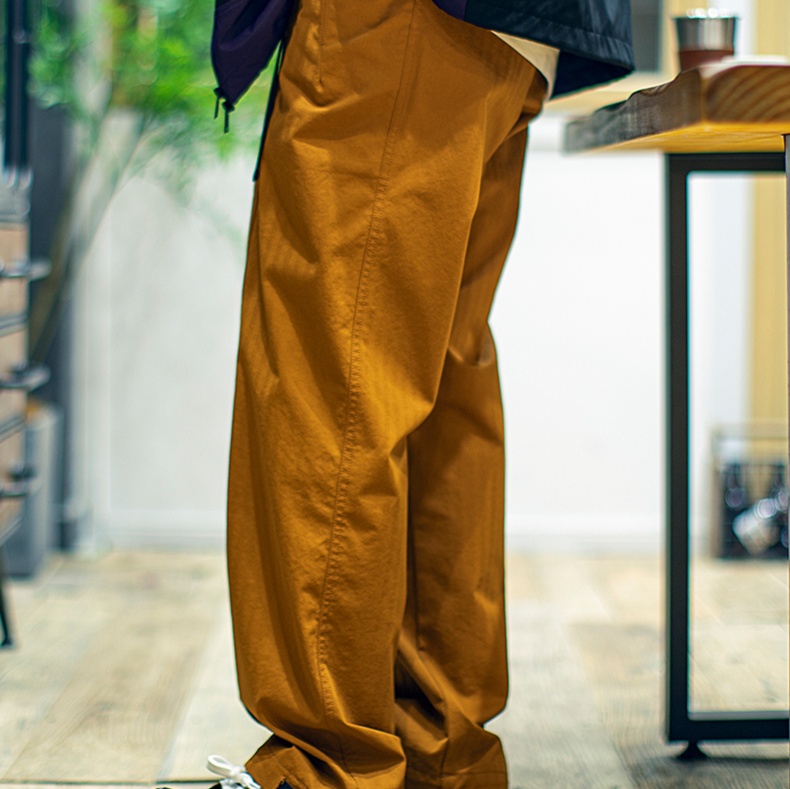 ワークパンツ リラックスワイドチノパン
