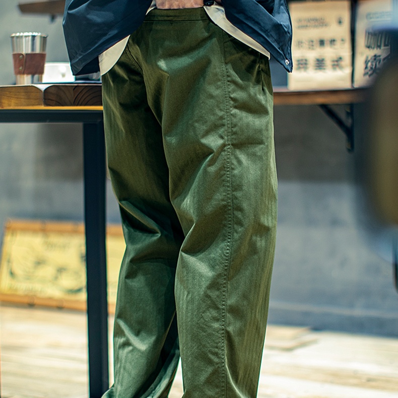 ワークパンツ リラックスワイドチノパン