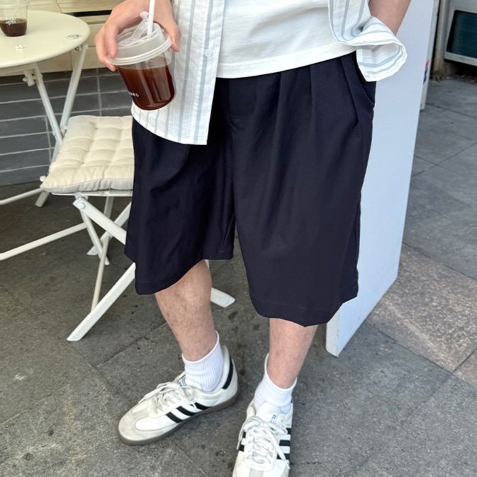 ワークパンツ ゆったりシルエット半ズボン