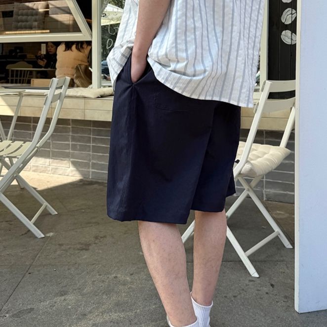 ワークパンツ ゆったりシルエット半ズボン