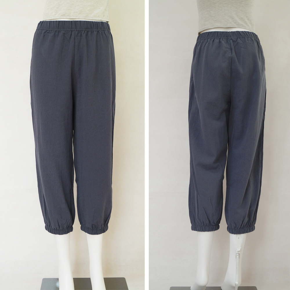 ワークパンツ ゆったり裾絞りチノパン 春夏用ジョガーパンツ