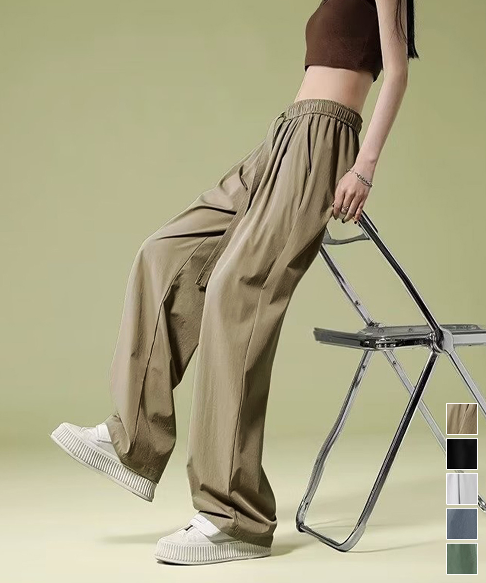 ワークパンツ レディース ハイウエスト 美脚チノパン ワイドシルエット