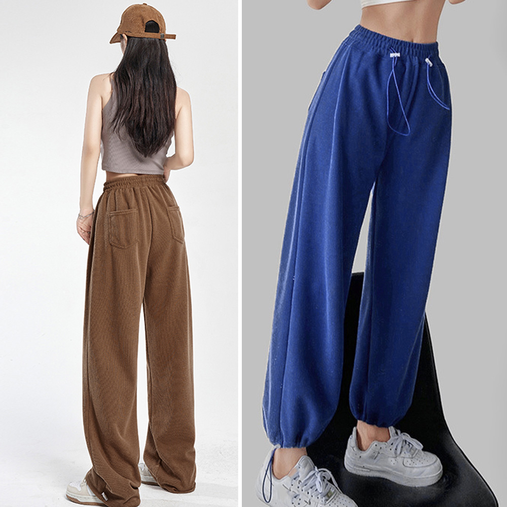 ワークパンツ カラフルチノパン レディース ゆったりパンツ