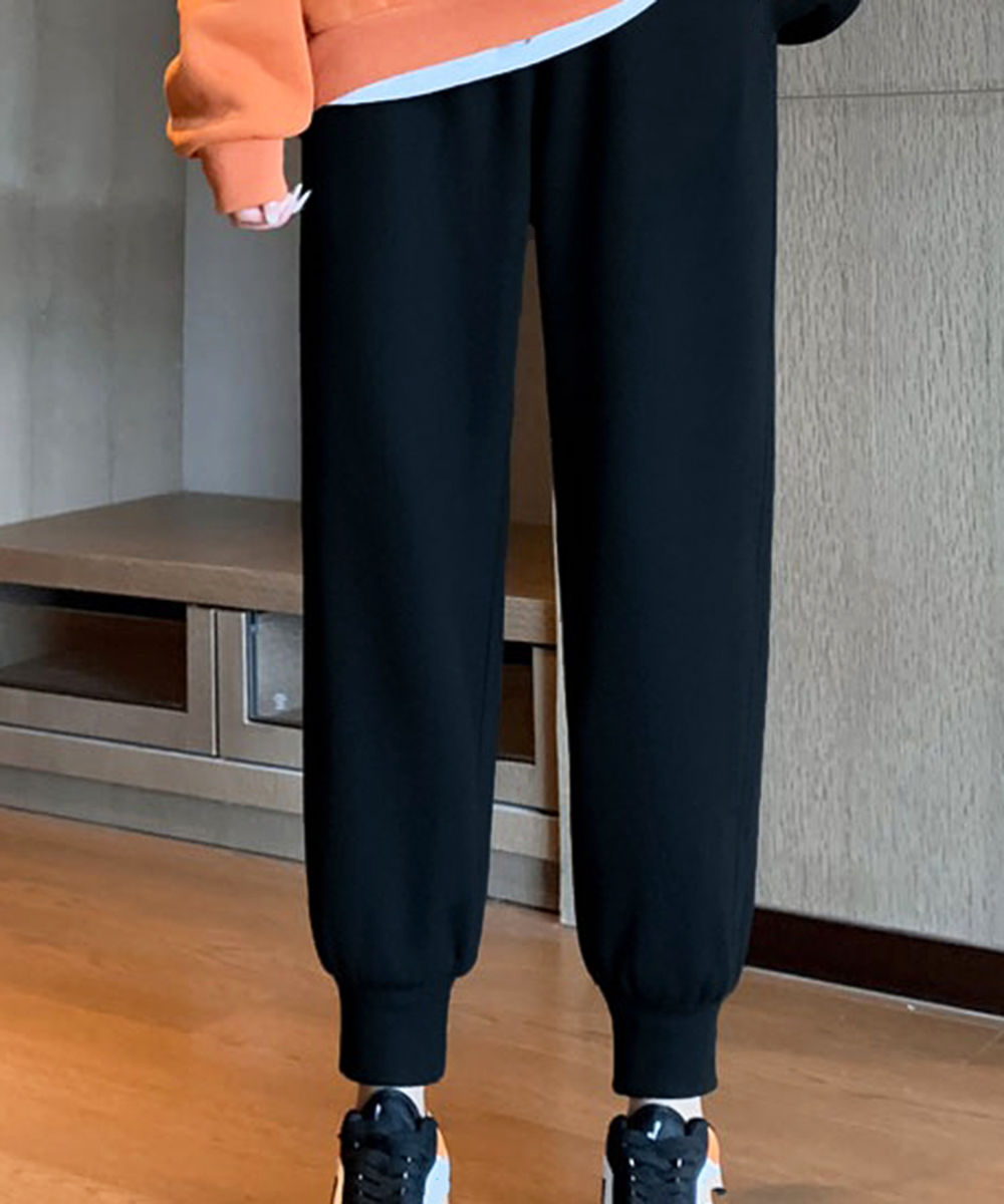 ワークパンツ あったか裏起毛チノパン ジョガーパンツ