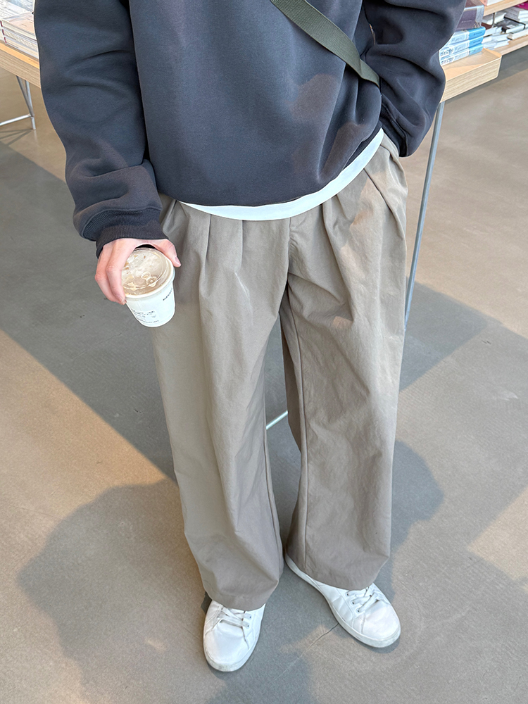 ワークパンツ ゆったりワイドシルエットチノパン