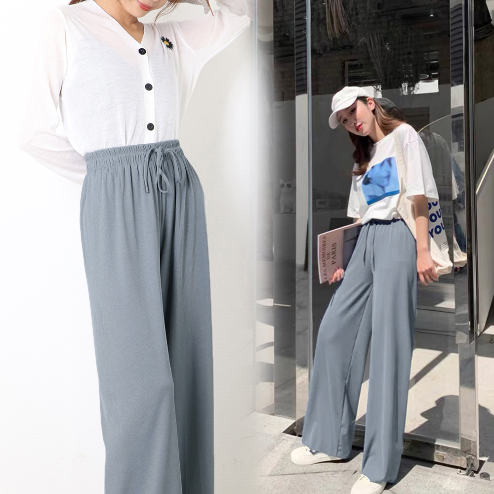 ワークパンツ 接触冷感 ハイウエスト ワイド チノパン レディース